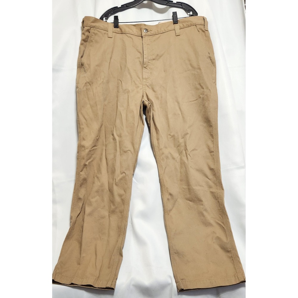 Carhartt Rugged Work Khaki Relaxed Fit Pants Tan 100095-253 Mens 42x30 NWT